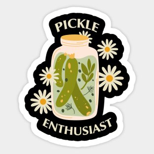 Pickle Enthusiast Sticker